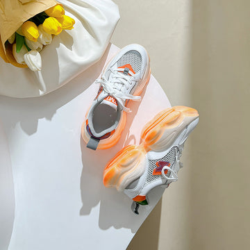 Summer New Ins Korean Women's Shoes Breathable Wild Sports Students Increase The Trend Of Shoes