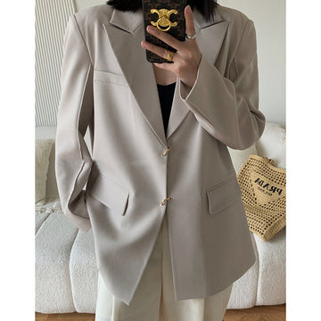 Women's Pleated Blazer