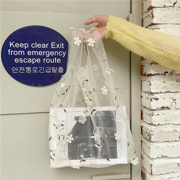 Mesh hand bag