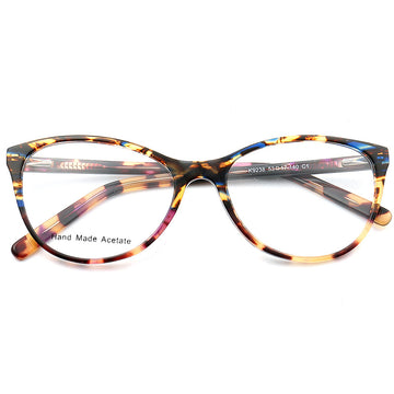 Retro Glasses Frame Student Designer With Myopia Anti-Blue Glasses