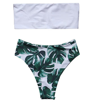 Ladies Printed Bikini Swimsuit Split Swimsuit Set