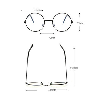Ultralight retro glasses