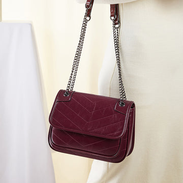 Women Cowhide Shoulder Bag