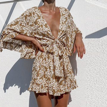 Temperament V Lace Jumpsuit