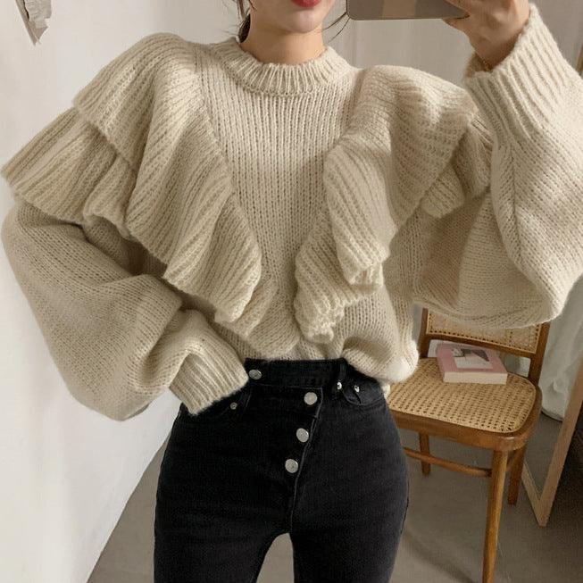 Lantern sleeve sweater - Razmas