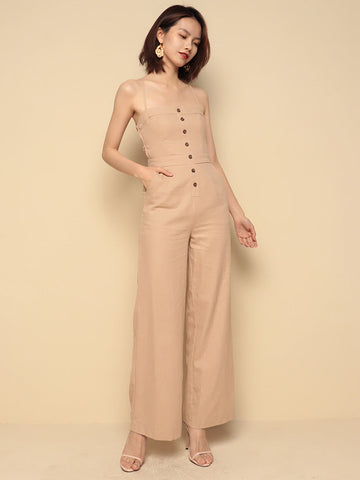 Suspenders jumpsuit