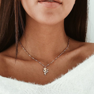 Rose Flower Pendant