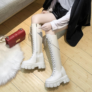 Super high heel mid boot