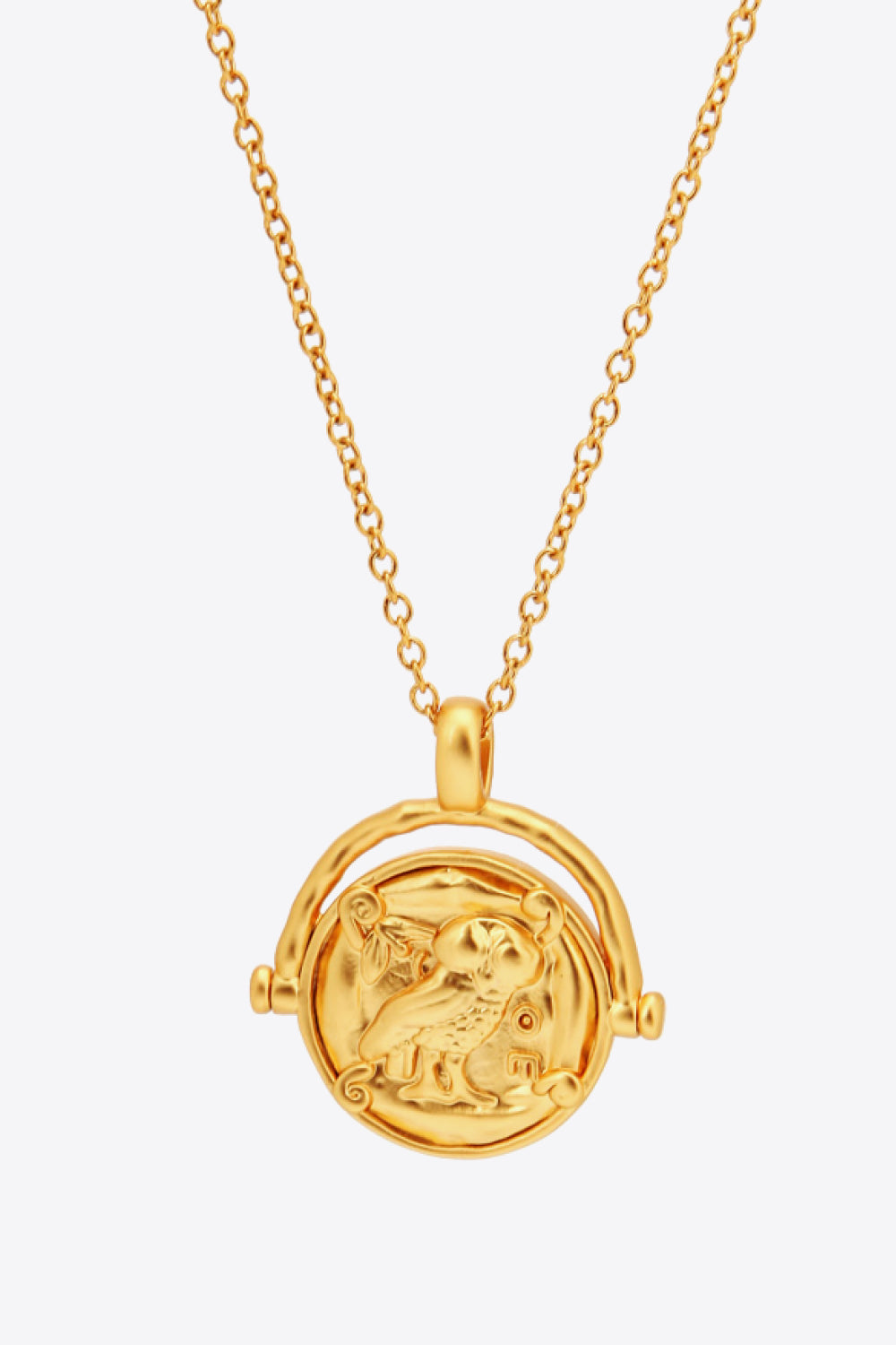 18K Gold-Plated Brass Double Sided Wear Necklace - razmas Shop