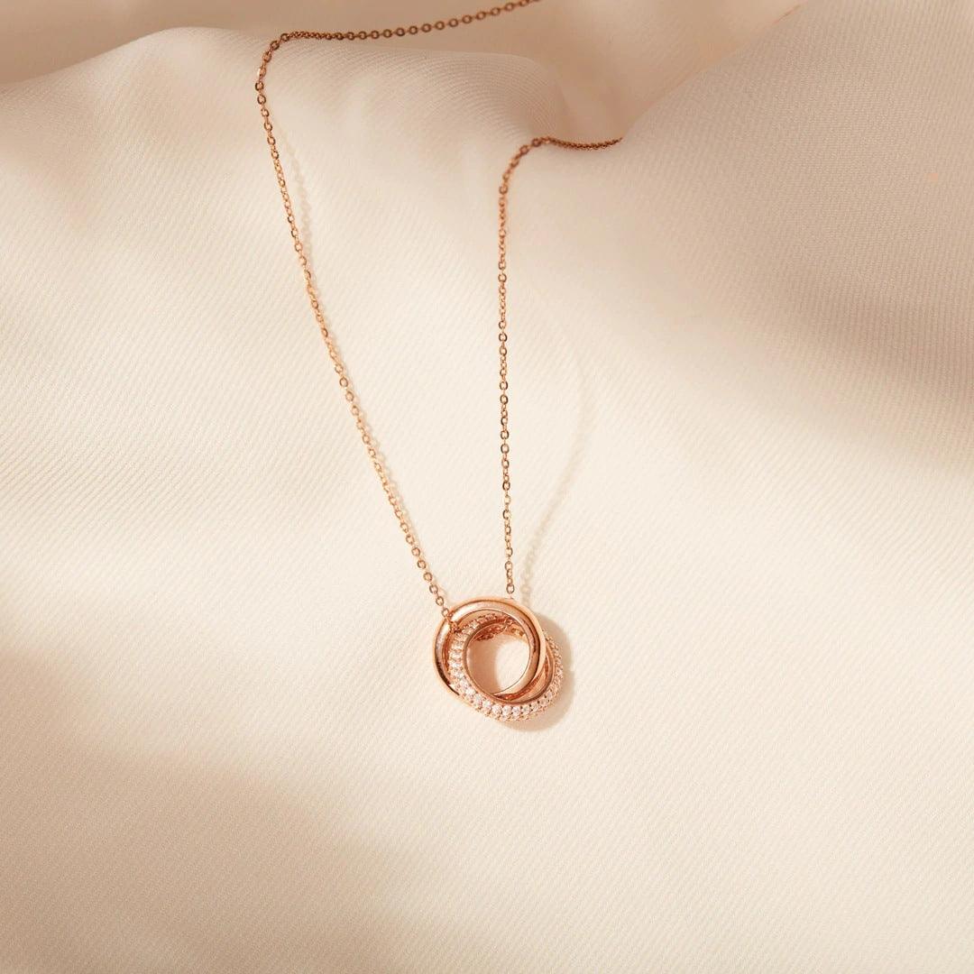 Sterling Interlocking Necklace - Razmas