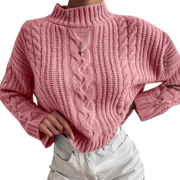 Knitted turtleneck sweater