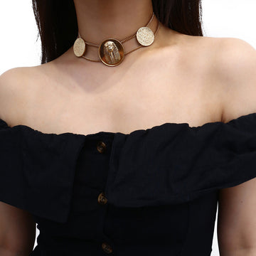 Embossed Necklace