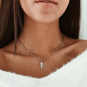 Rose Flower Pendant
