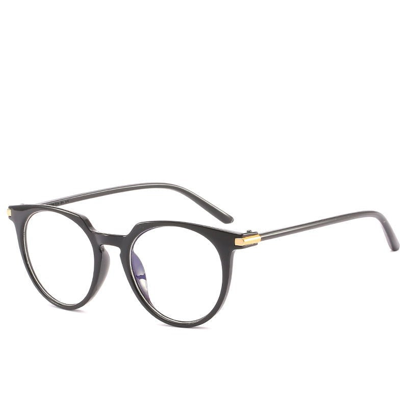 Transparent female frame glasses