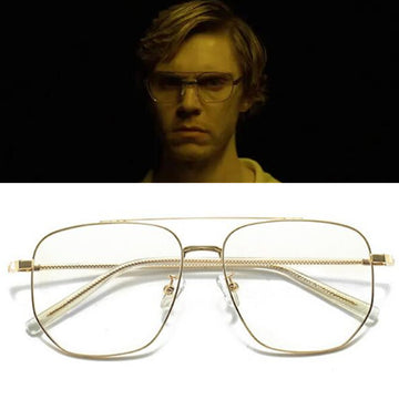 Stylish Retro Metal Glasses