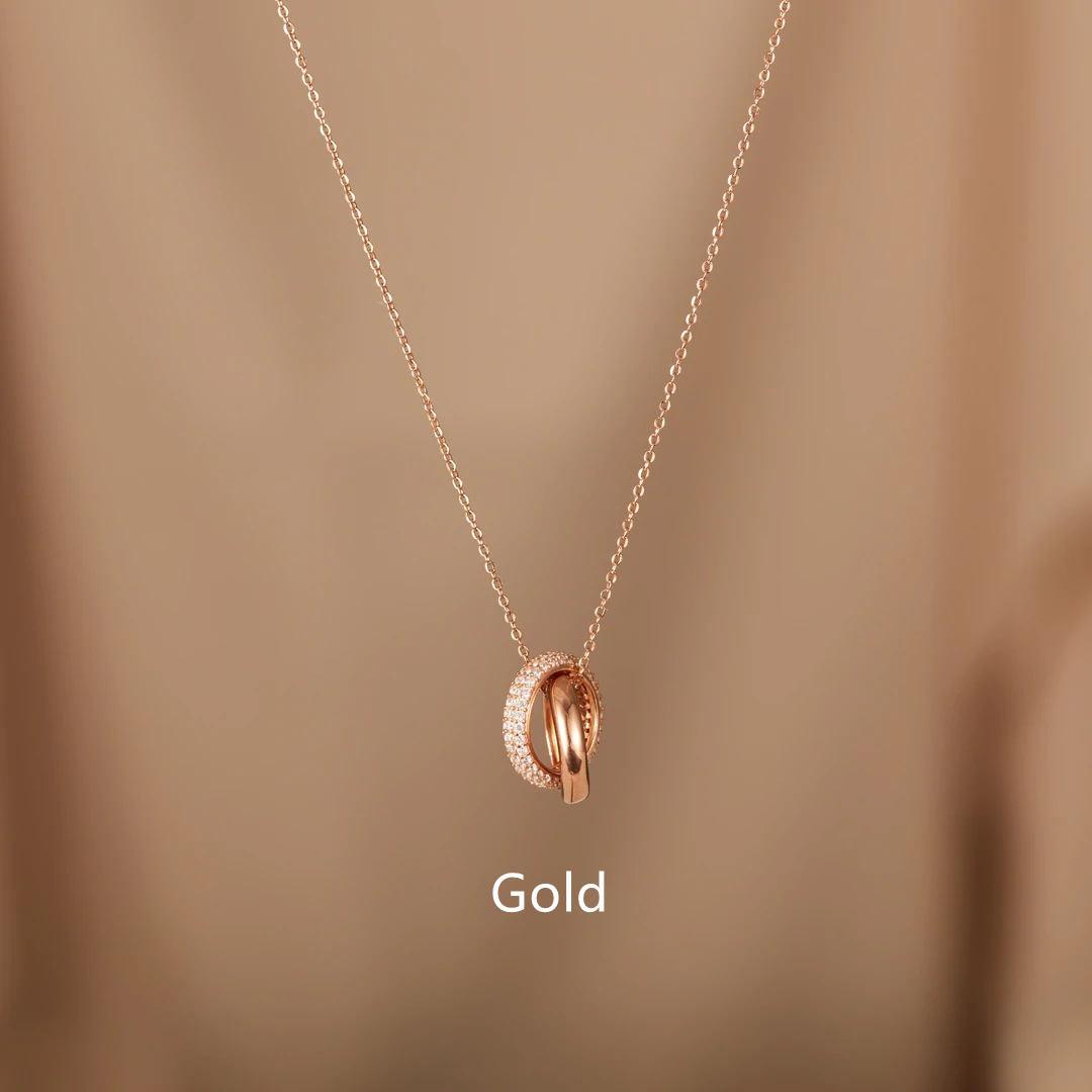 Sterling Interlocking Necklace - Razmas