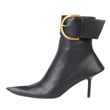 New Brand Sexy Women's Ankle Boots Thin High Heel Pointed Toe Fashion Zipper Short Boots Party Shoes Black Green Big Size