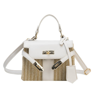 Single Piece Straw Hand Bag