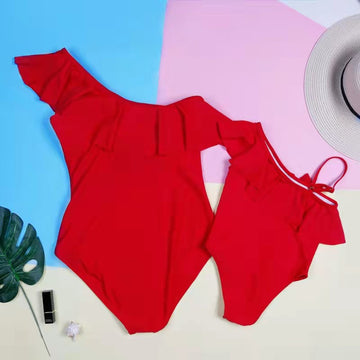 Parent-child Girls Swimsuit