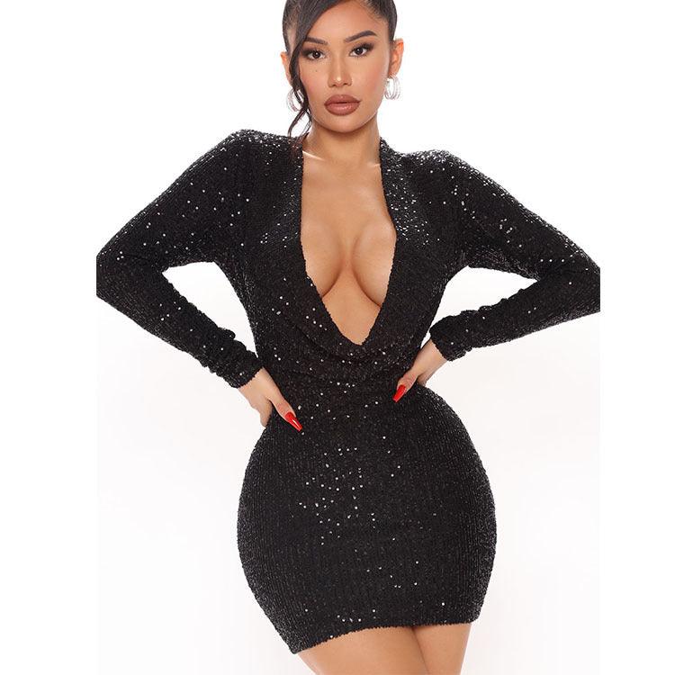 Collar Hip Wrap™ Dress - Razmas